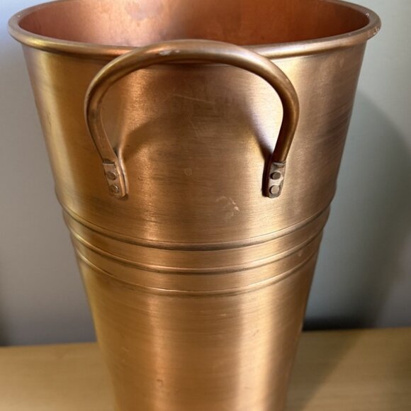 Smith & Hawken French Style Copper Lined Flower Planter Bucket 13” - India - Picture 4 of 12